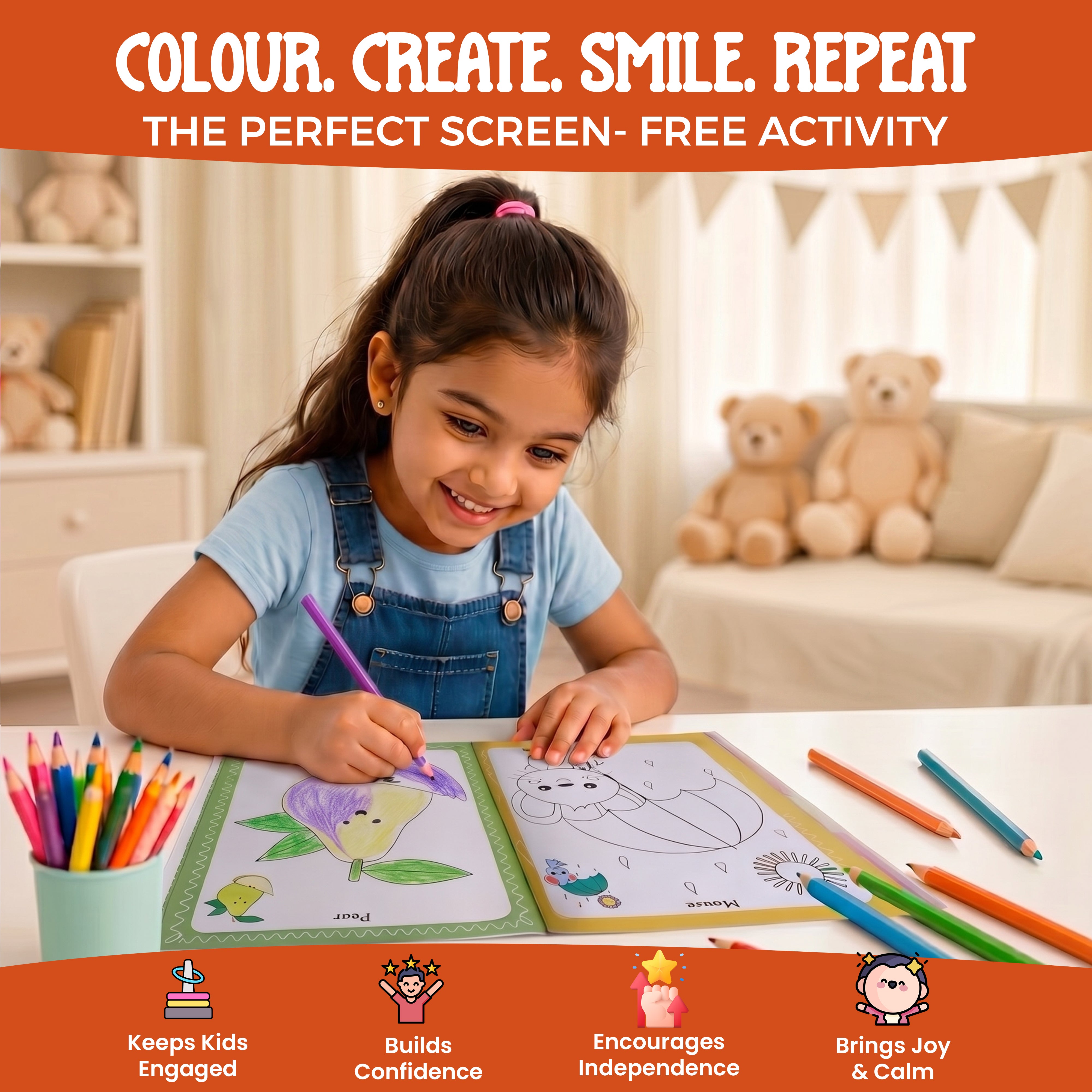 101 Copy Colouring Book