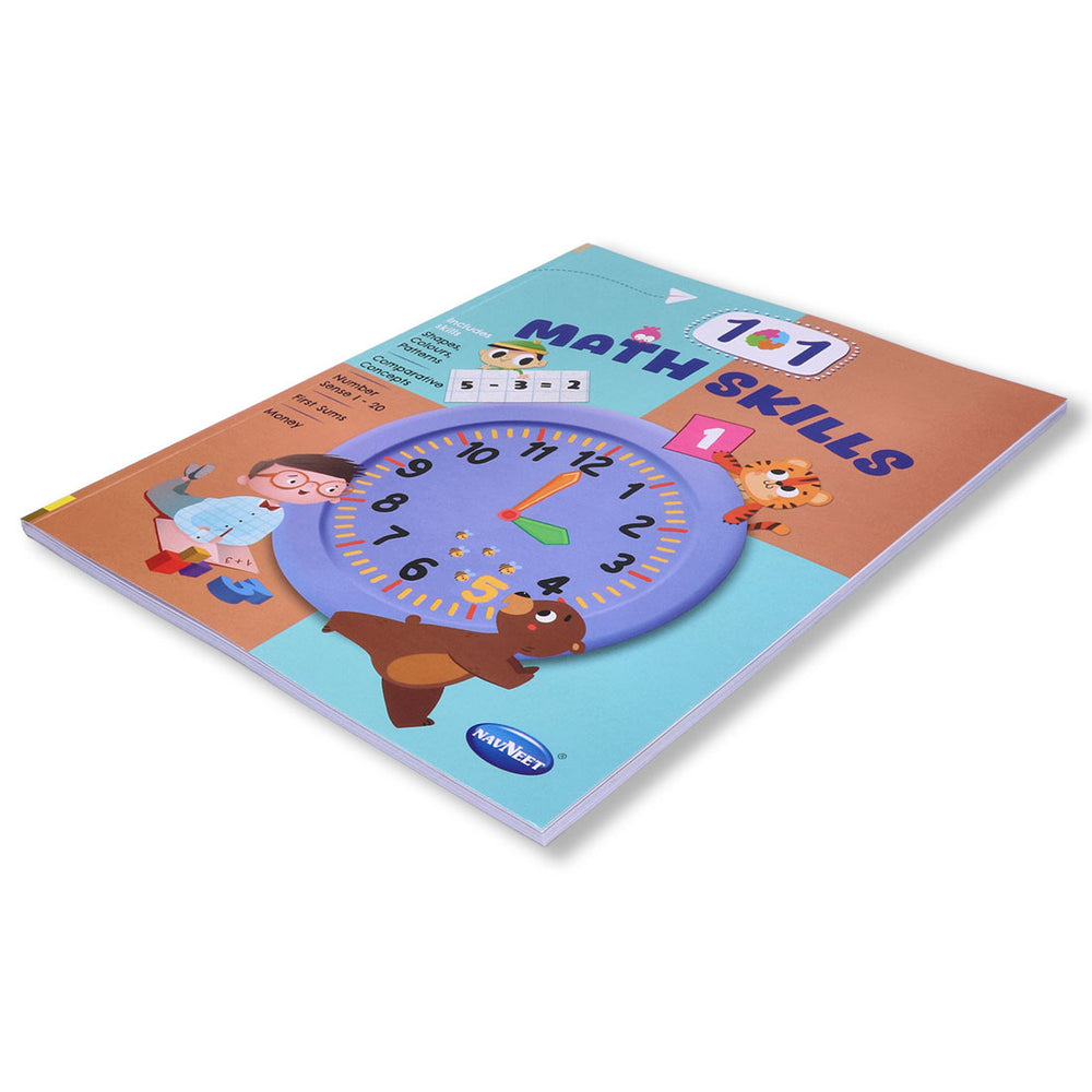 Navneet 101 Maths Skills Book 1-number counting, recognition, comparison, and ordering