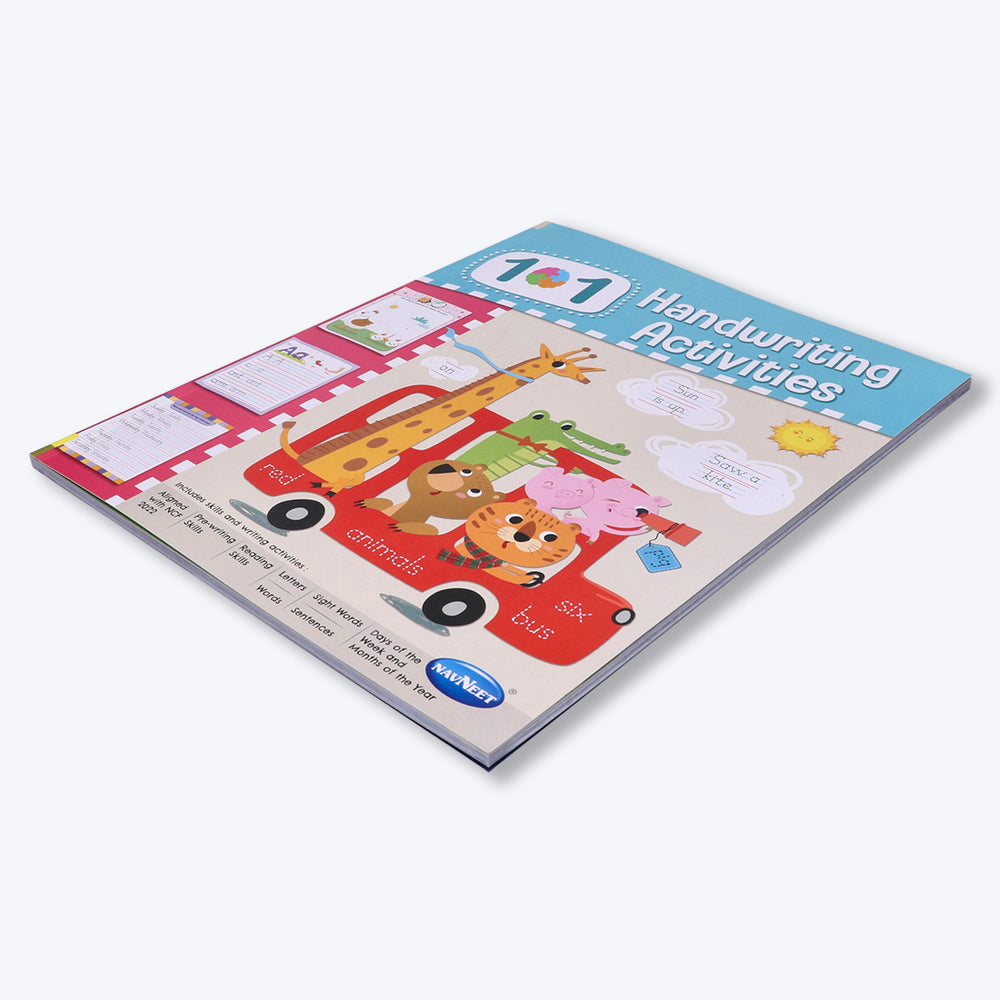 Navneet 101 Handwriting Activities Book-Handwriting practice journal for kids from 3 to 5 years practice alphabet and words (Pack Of 1)