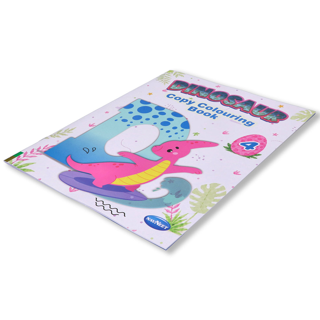 Navneet Dinosaur Copy Colouring Book Series - Pack of 4 Books - Best for small kids - Colouring Books for Kids - Youva Crayons