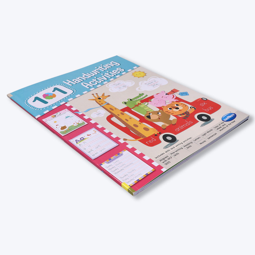 Navneet 101 Handwriting Activities Book-Handwriting practice journal for kids from 3 to 5 years practice alphabet and words (Pack Of 1)