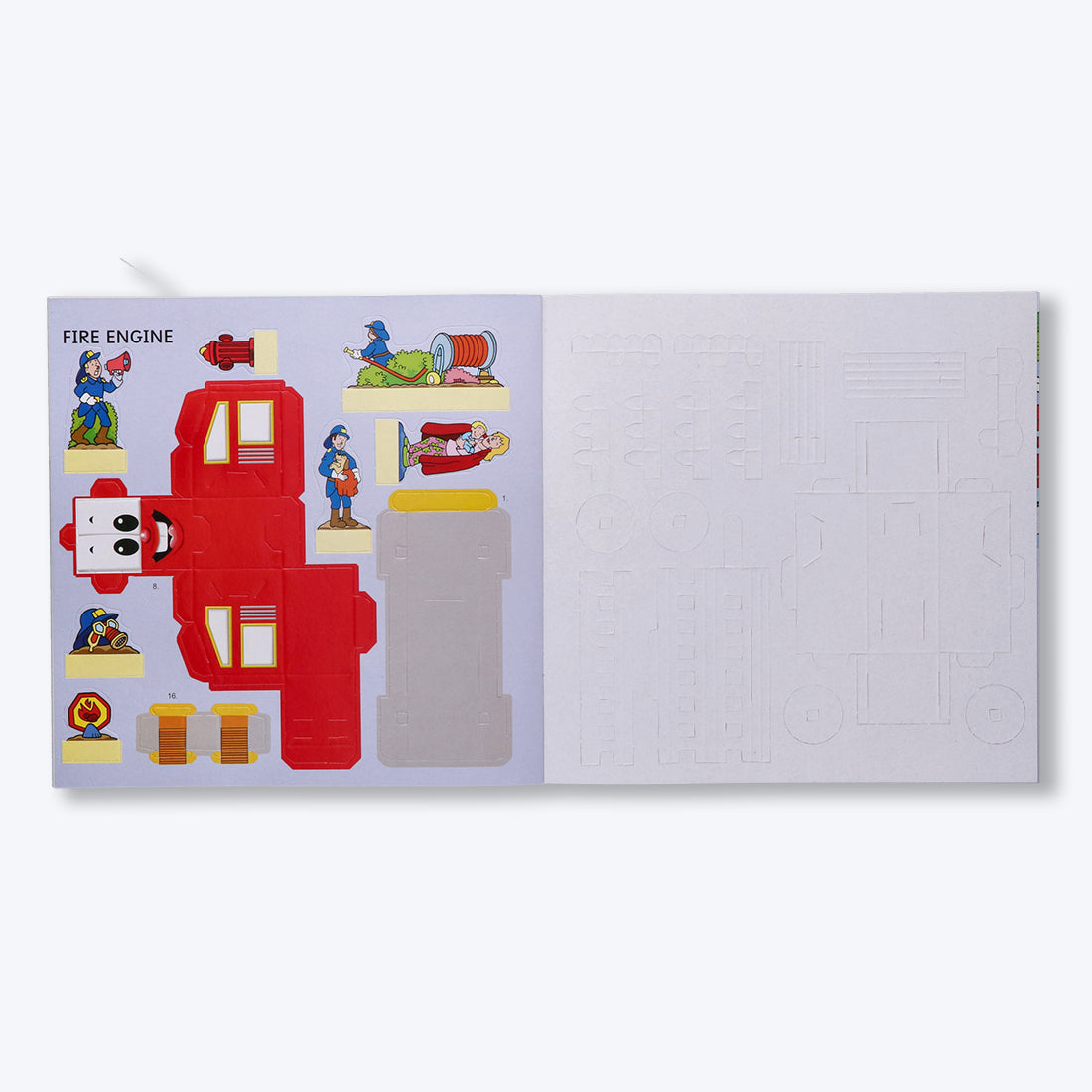 Navneet's Make n Play â€“ Tractor & Fire Engine  Fun DIY Crafts - School Project Book - Mess Free Activities