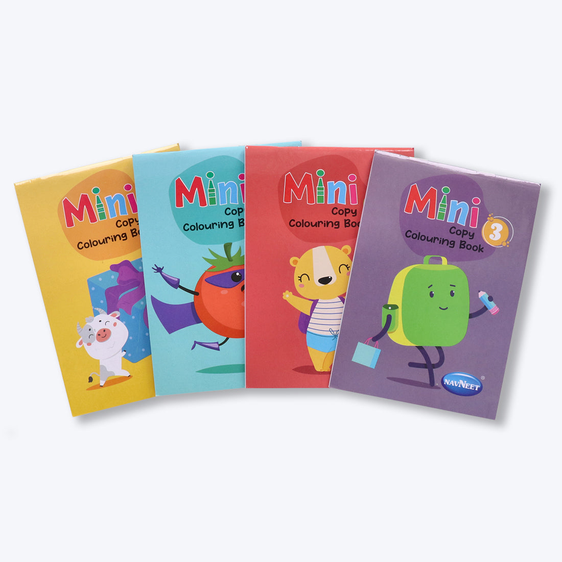 Navneet Mini Copy colouring PDQ- Pack of 42 colouring books Birthday Return Gift For Kids- Wholesale Pack of books