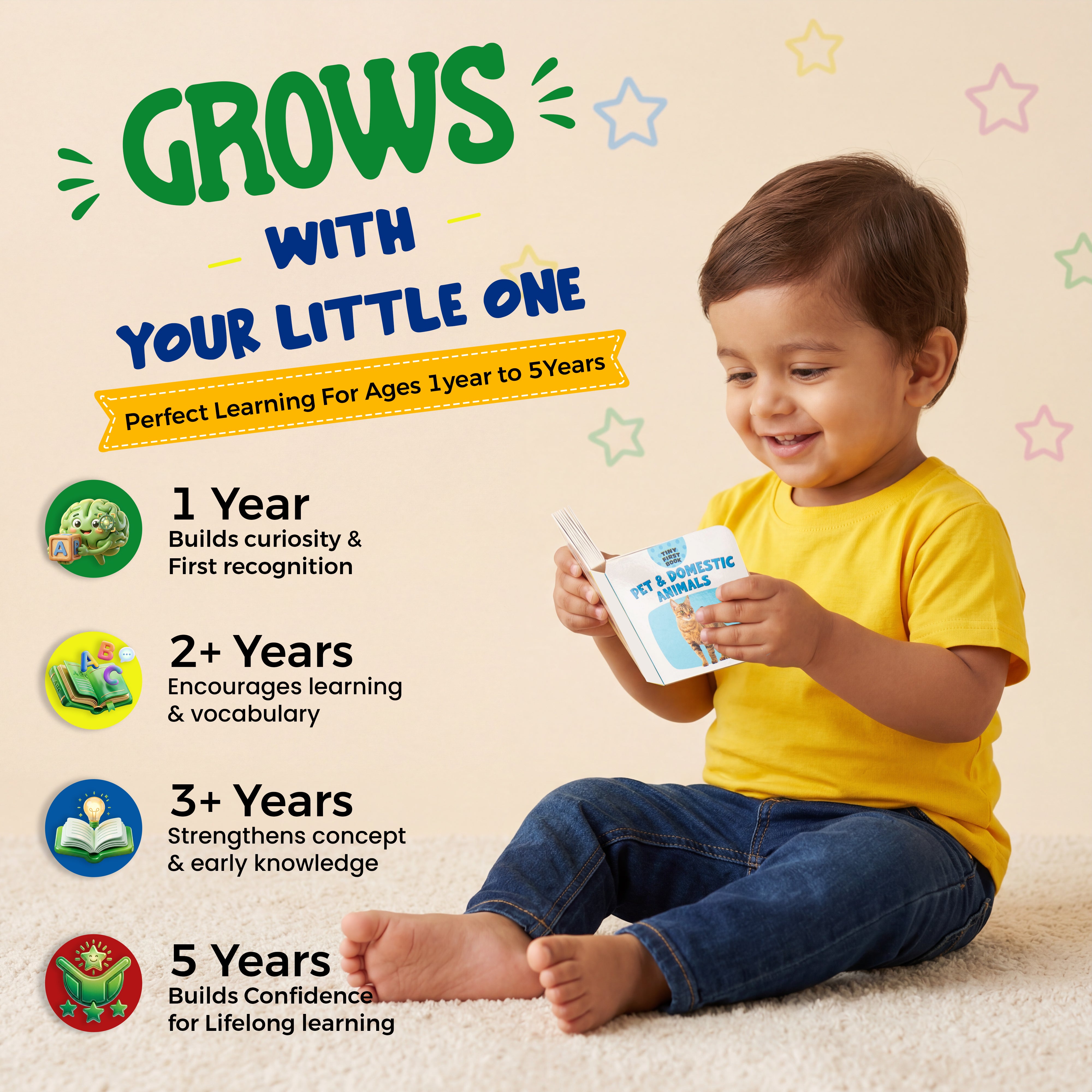 My First Tiny Library-Box Set of 10 Board Books
