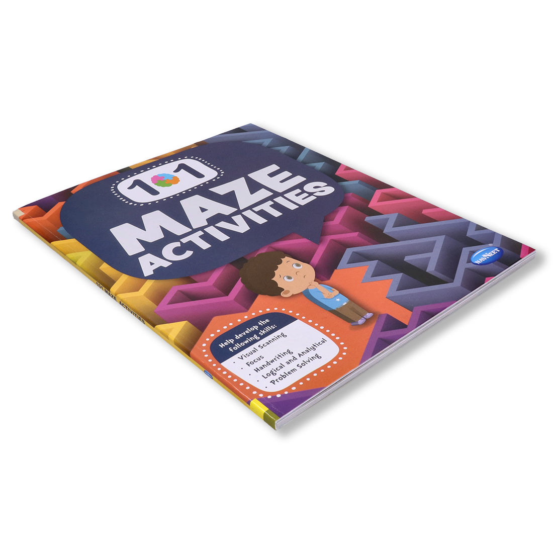 Navneet 101 Maze Activities: Puzzles For Beginners, Highlights Pictures, Wordplay, Mazes Activity Children Book| Gujarat Board