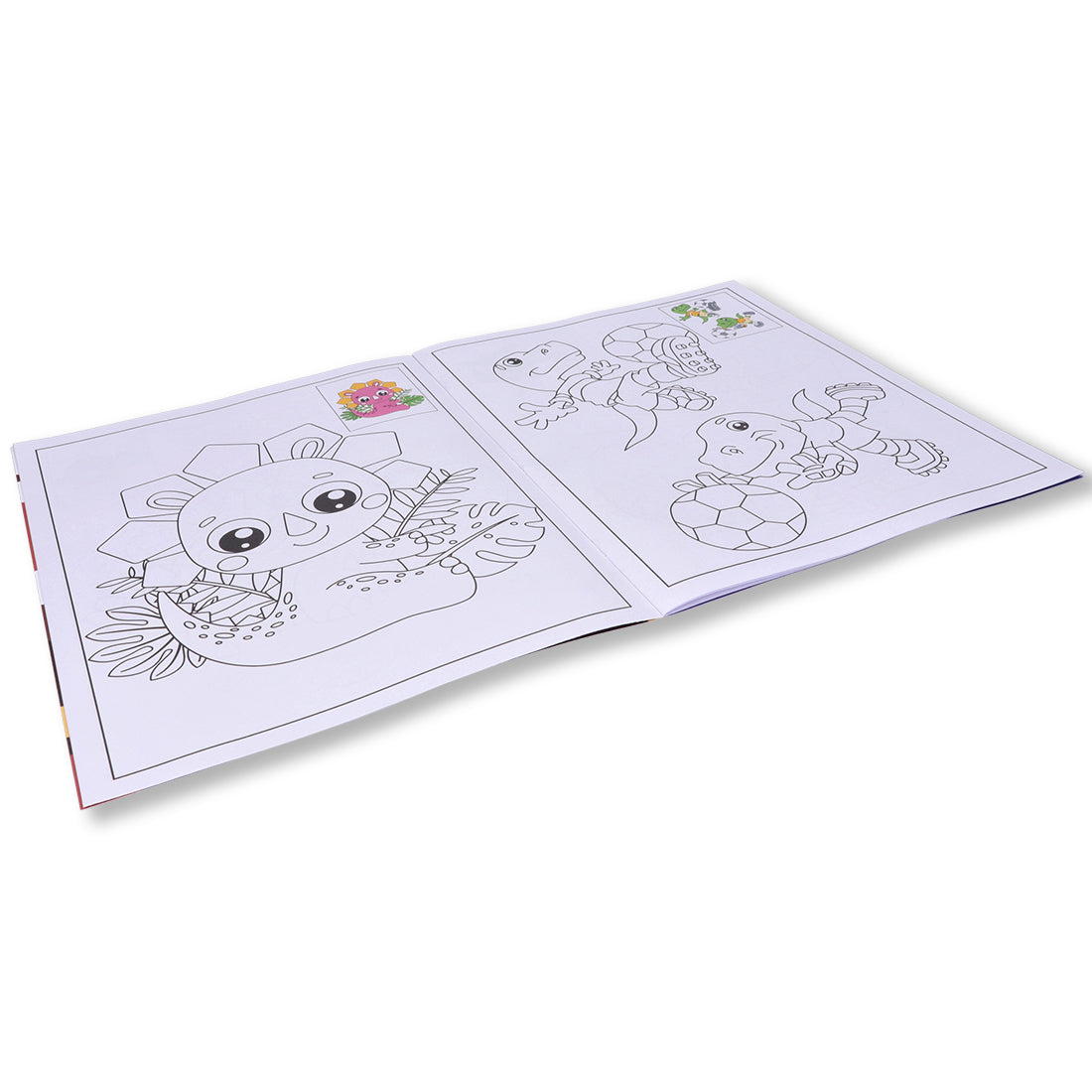 Navneet Dinosaur Copy Colouring Book Series - Pack of 4 Books - Best for small kids - Colouring Books for Kids - Youva Crayons