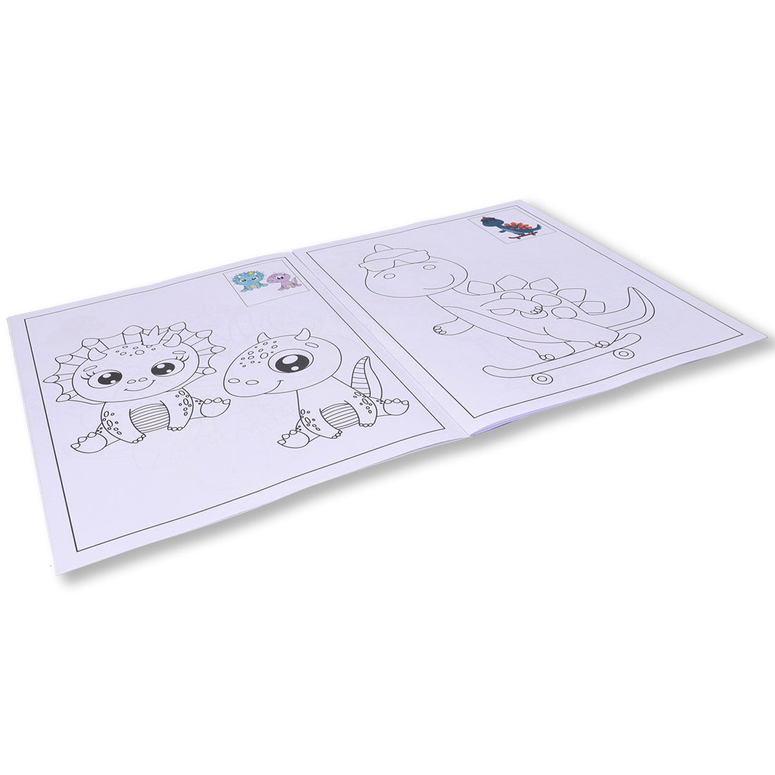 Navneet Dinosaur Copy Colouring Book Series - Pack of 4 Books - Best for small kids - Colouring Books for Kids - Youva Crayons