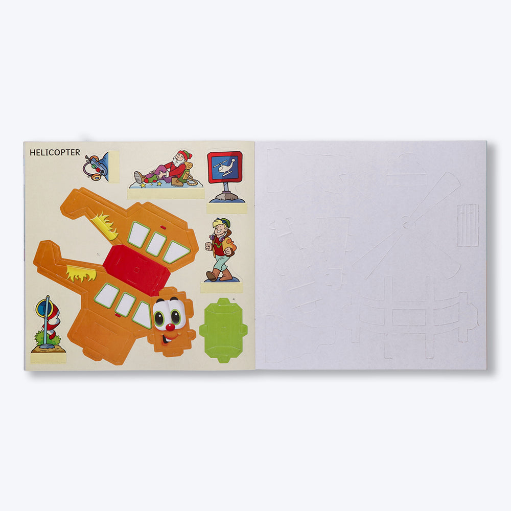 Navneet's Make n Play â€“ Plane & Helicopter  Fun DIY Crafts - School Project Book - Mess Free Activities