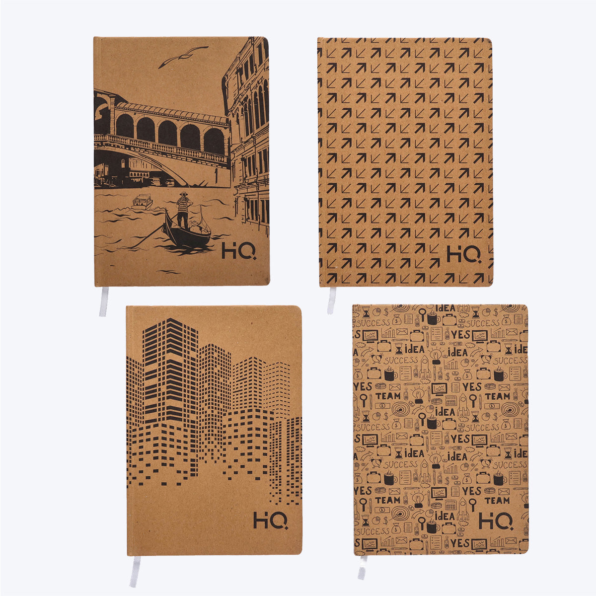 HQ KRAFT Notebook|Size A5|14.8cm X 21 cm|192 Pages | Single Line|For College Students by Navneet