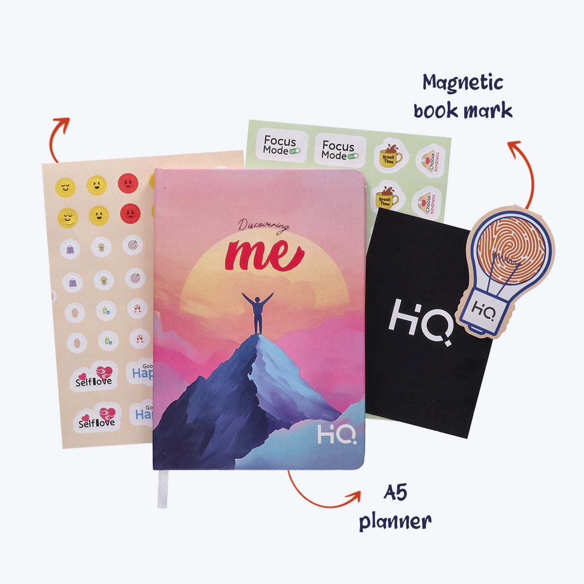 Discovering Me Journal |Case Bound Note Book| Single Line 192 Pages |A5 Size 14.8 cm x 21 cm| For Students by Navneet