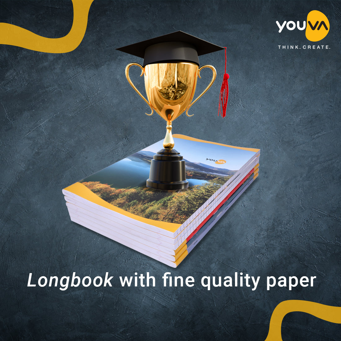 Navneet Youva | Soft Bound Long Book for Students and Office Executives | Foolscap Size 21 cm x 33 cm | Single Line | 228 Pages
