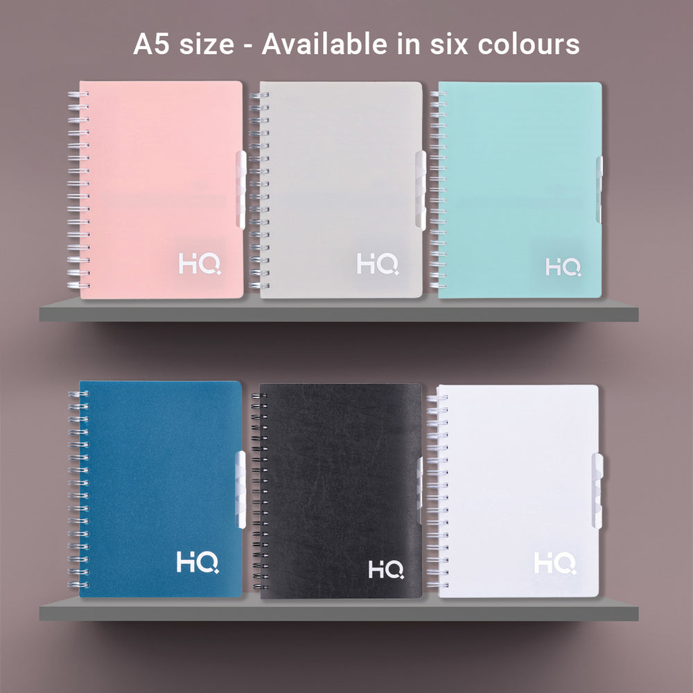 HQ Five Subject Book (A5 Size) Black HQ Five Subject Book