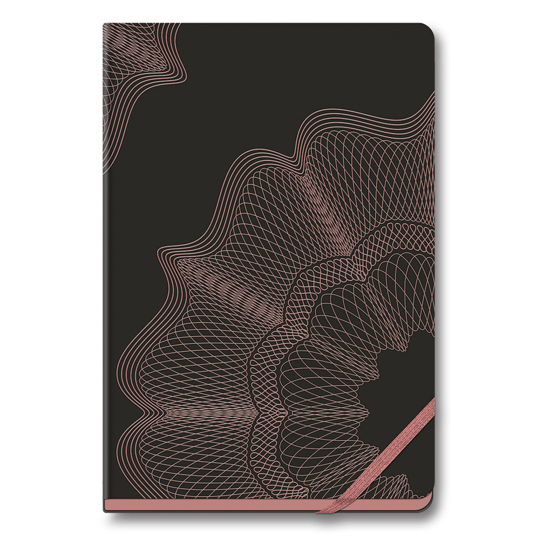 Navneet HQ | Hard Cover Gold Rush Notebook - Black for Office Use and Gifting | Single Line | A5 Size - 21 cm x 14.8 cm | 192 Pages | Pack of 1
