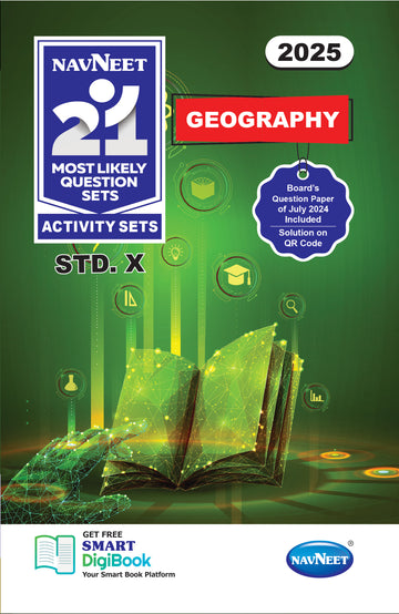 Navneet 21 Most Likely Question Sets - GEOGRAPHY | Standard 10 | SSC | English Medium | Maharashtra State Board | Pack Of 1