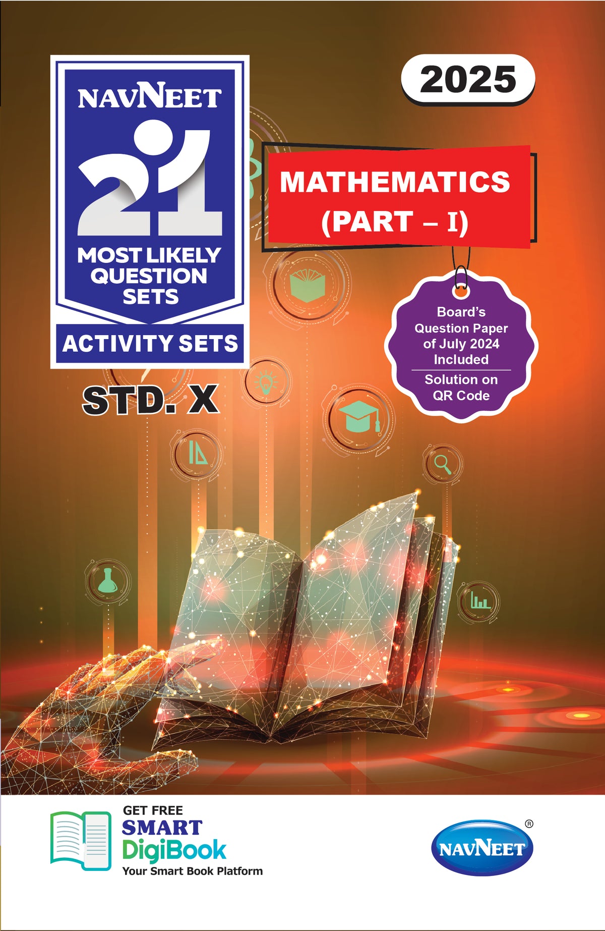 Navneet 21 Most Likely Question Sets - MATHS (HL) | Standard 10 | SSC | English Medium | Maharashtra State Board | Pack Of 1