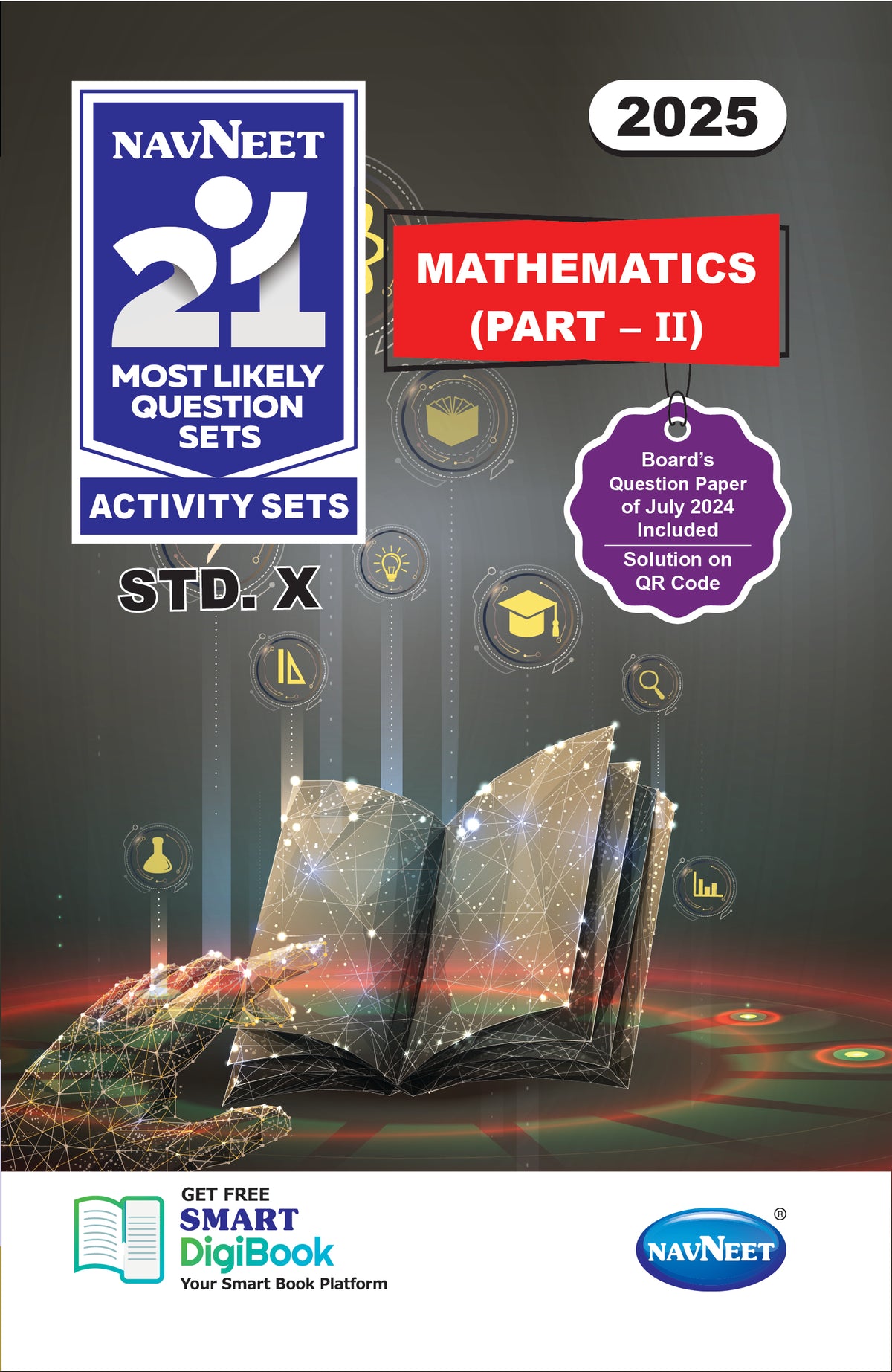 Navneet 21 Most Likely Question Sets - MATHS (HL) | Standard 10 | SSC | English Medium | Maharashtra State Board | Pack Of 1