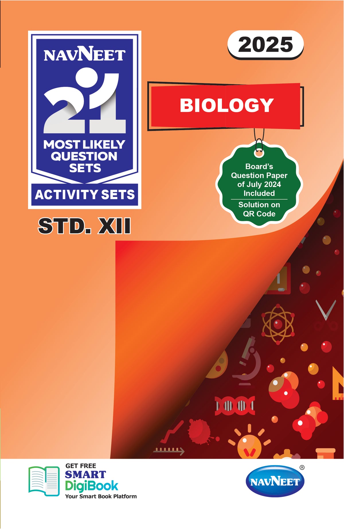 Navneet 21 Most Likely Question Sets - BIOLOGY | Standard 12 | HSC | English Medium | Maharashtra State Board | Pack Of 1
