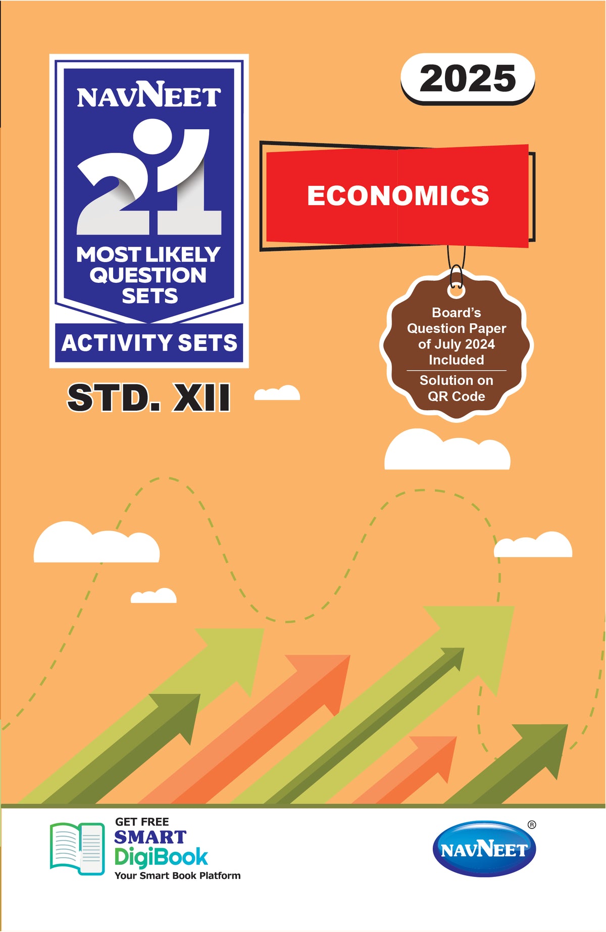 Navneet 21 Most Likely Question Sets - ECONOMICS | Standard 12 | HSC | English Medium | Maharashtra State Board | Pack Of 1