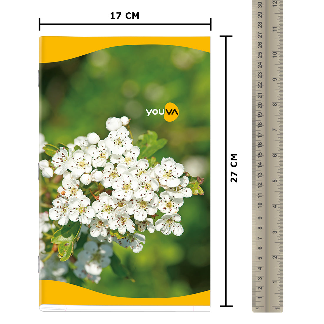Navneet Youva | Soft Bound Long Book for Students | Regular Size 17 cm x 27 cm | Feminine Series | Single Line