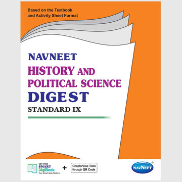 Navneet History Political Science Digest Std 9 English Medium book cover