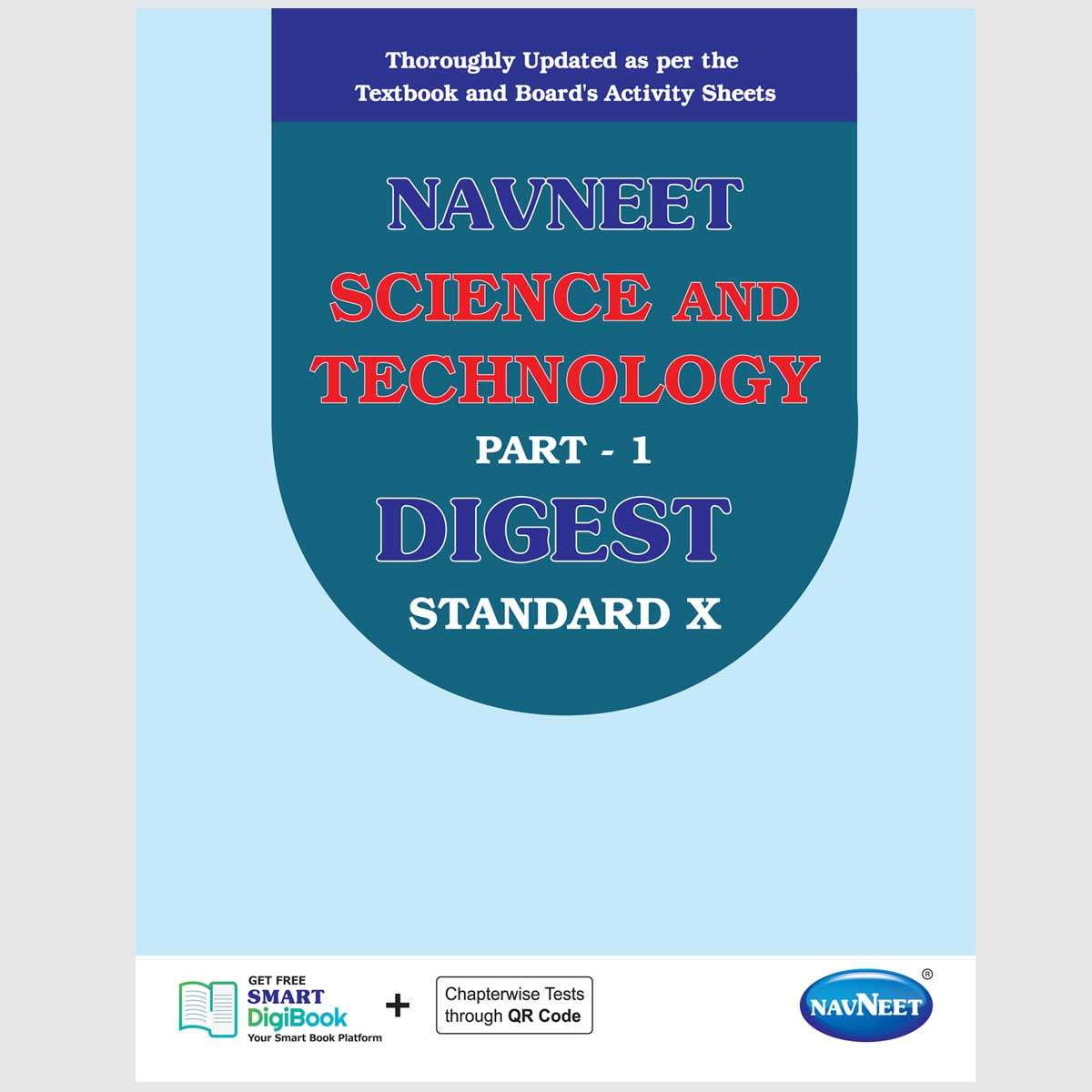 Science Tech Digest Part 1 Std 10 English Medium book cover