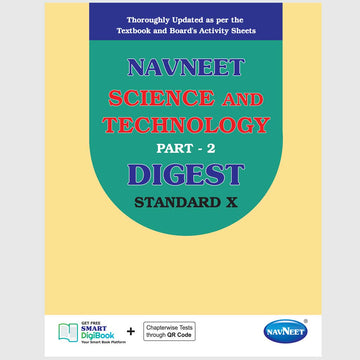 Navneet Science Technology Digest Part 2 Std 10 English Medium