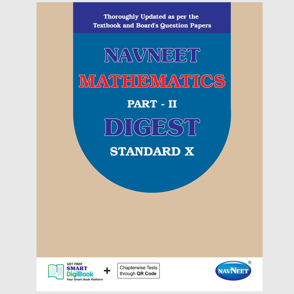 Maths Digest Part 2 Std 10 English Medium book cover