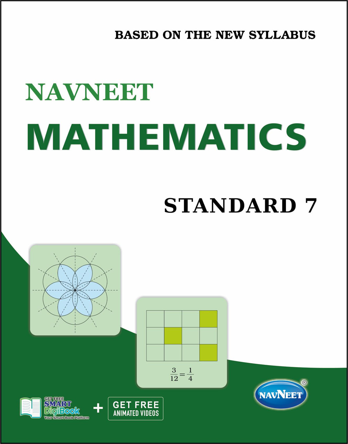 Navneet Mathematics |  STD 7 | Physical Book + Digital Book Pack Of 1