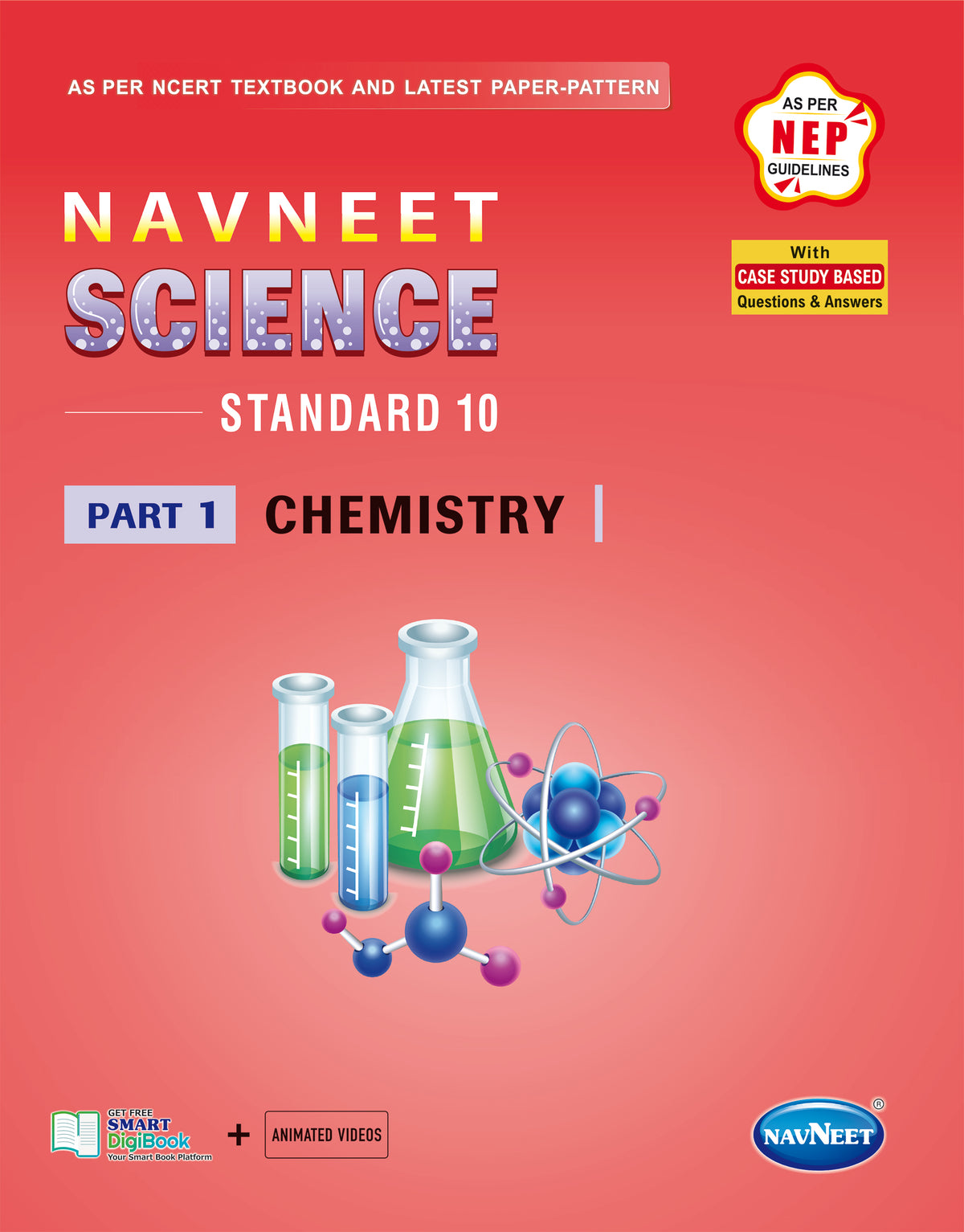 Navneet Science Part - 1 (Chemistry) |  STD 10 | Physical Book + Digital Book Pack Of 1