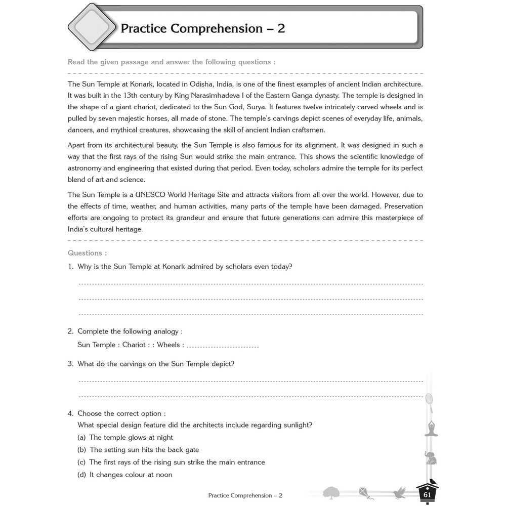NCERT POORVI ENGLISH WORKBOOK  |  Class  VI  |