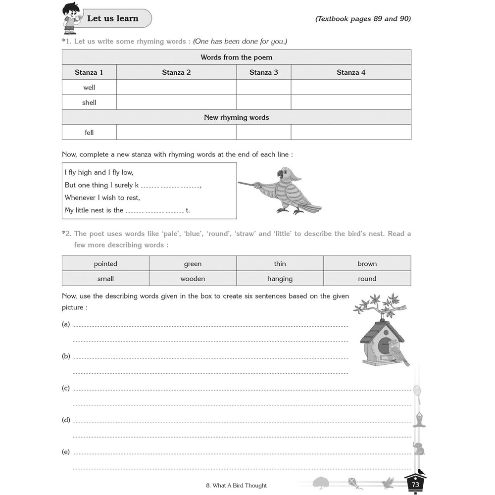 NCERT POORVI ENGLISH WORKBOOK  |  Class  VI  |