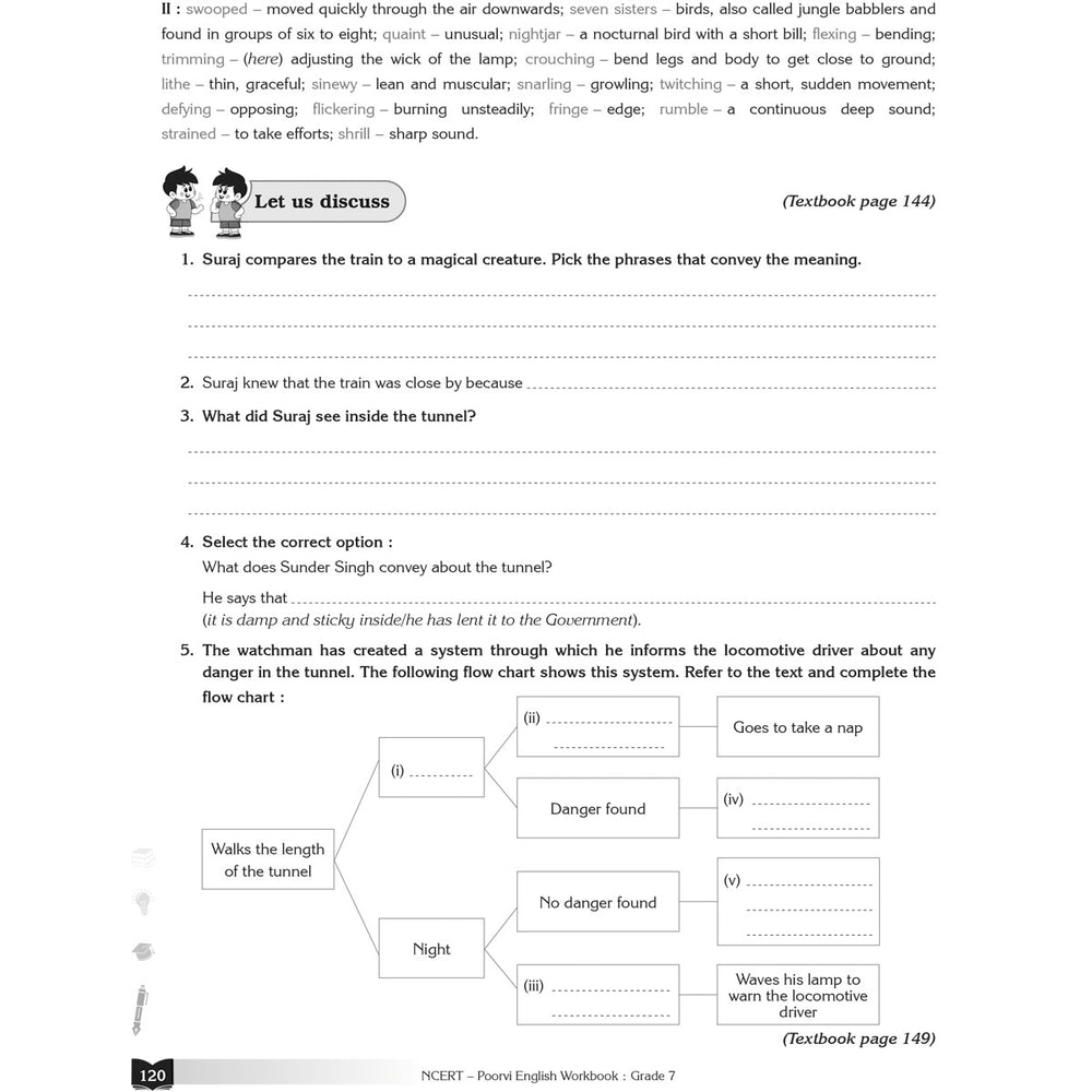 NCERT POORVI ENGLISH WORKBOOK  |  Class  VII  |