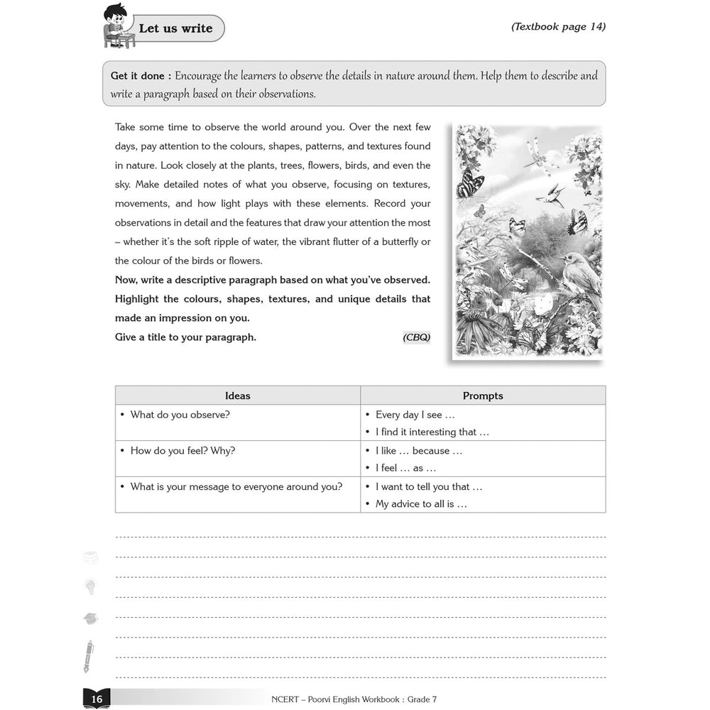 NCERT POORVI ENGLISH WORKBOOK  |  Class  VII  |