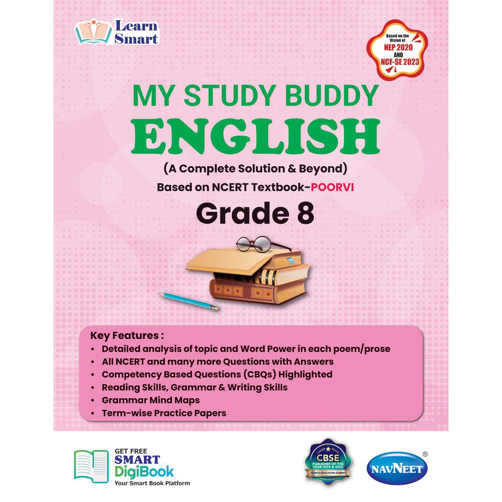 Learn Smart  |    My Study Buddy   |   POORVI ENGLISH (NCERT) CLASS 8  |  Grade 8