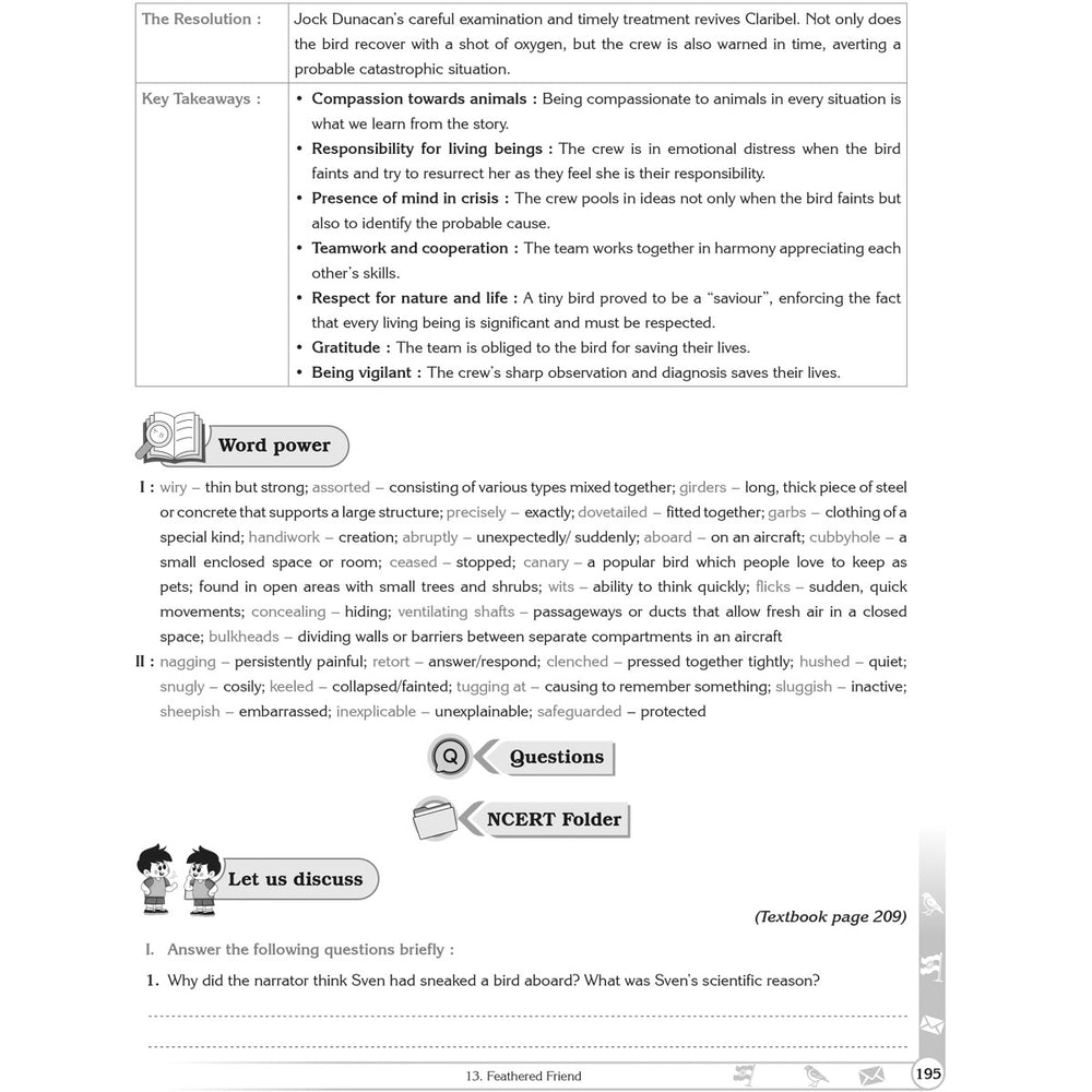 NCERT POORVI ENGLISH WORKBOOK  |  Class  VIII  |
