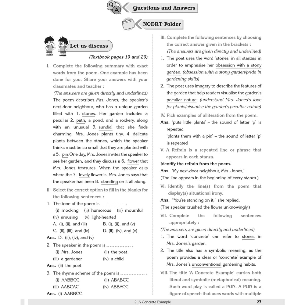 Learn Smart  |    My Study Buddy   |   POORVI ENGLISH (NCERT) CLASS 8  |  Grade 8