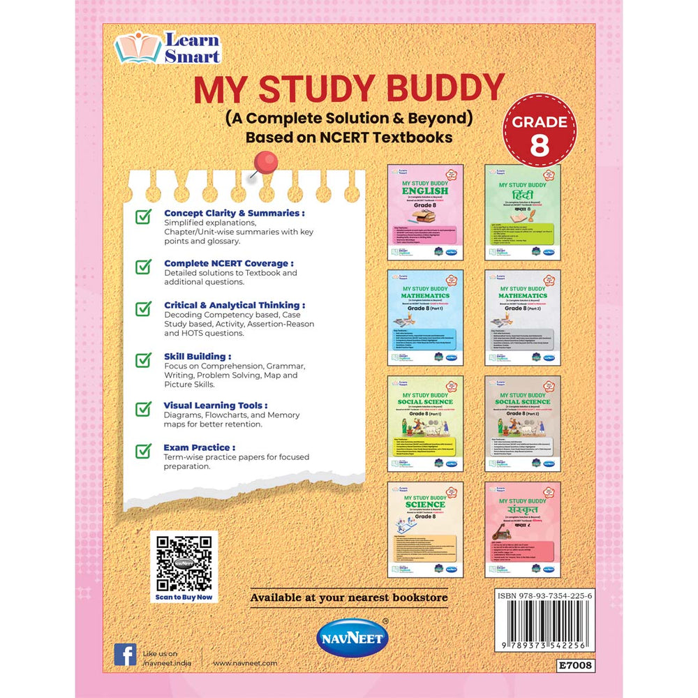 Learn Smart  |    My Study Buddy   |   POORVI ENGLISH (NCERT) CLASS 8  |  Grade 8