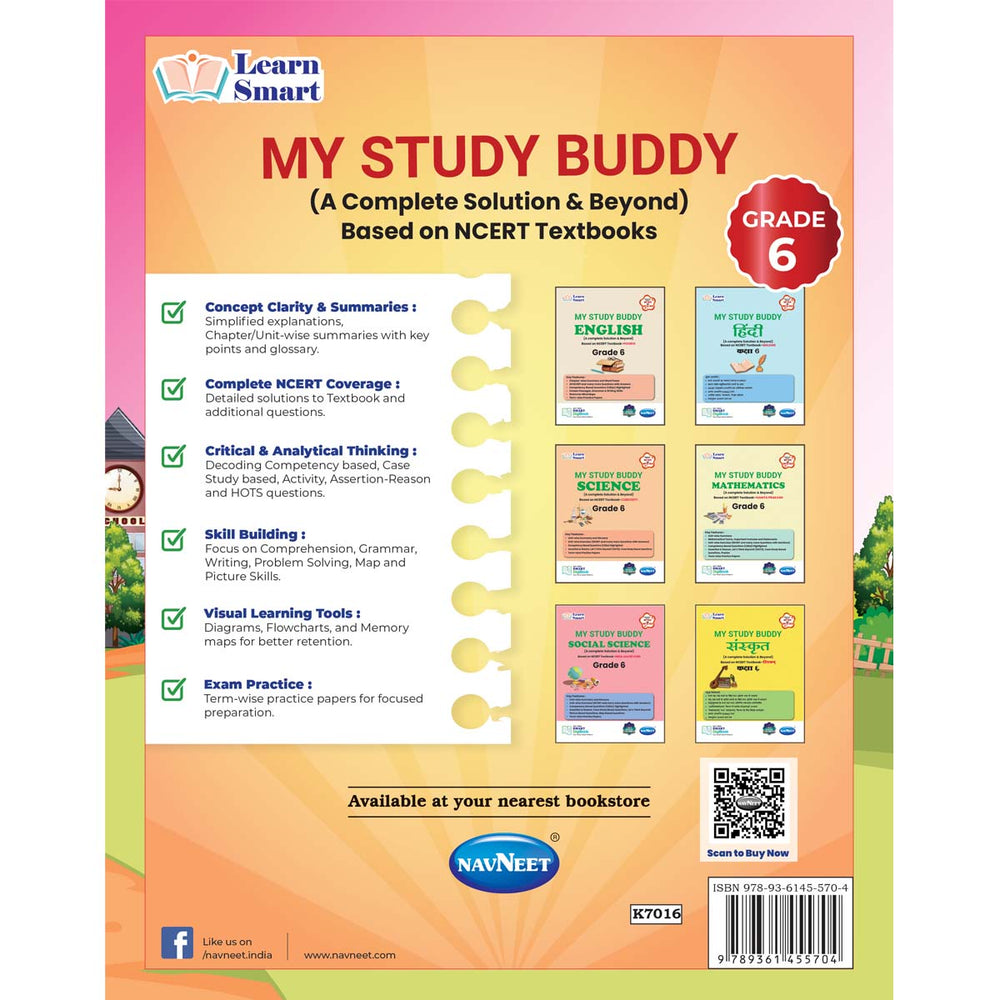 NCERT MALHAR HINDI WORKBOOK  |  Class  VI  |