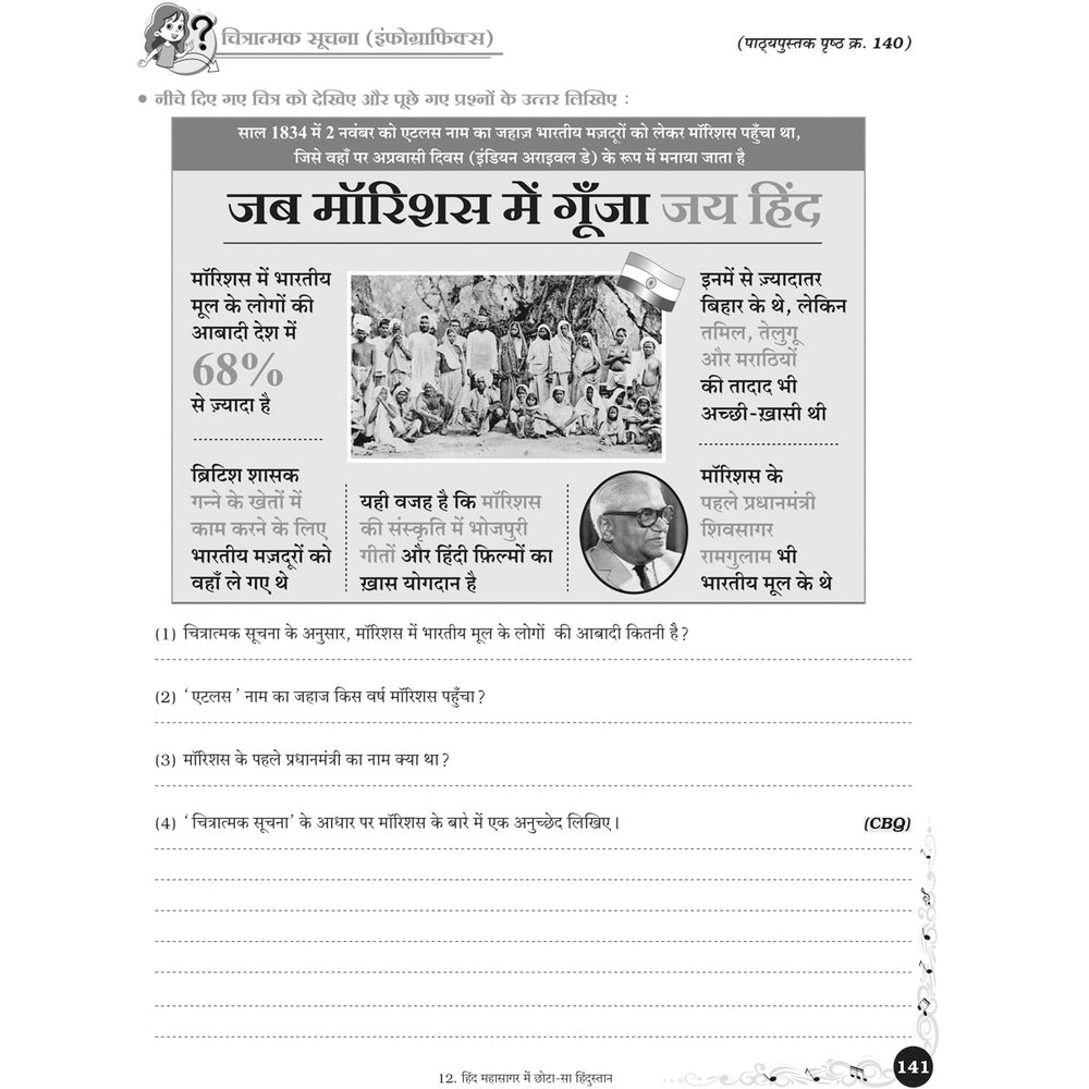 NCERT MALHAR HINDI WORKBOOK  |  Class  VI  |