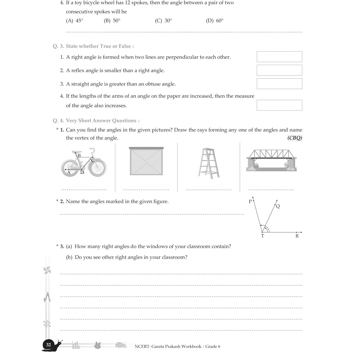 NCERT GANITA PRAKASH WORKBOOK   |  Class  VI  |