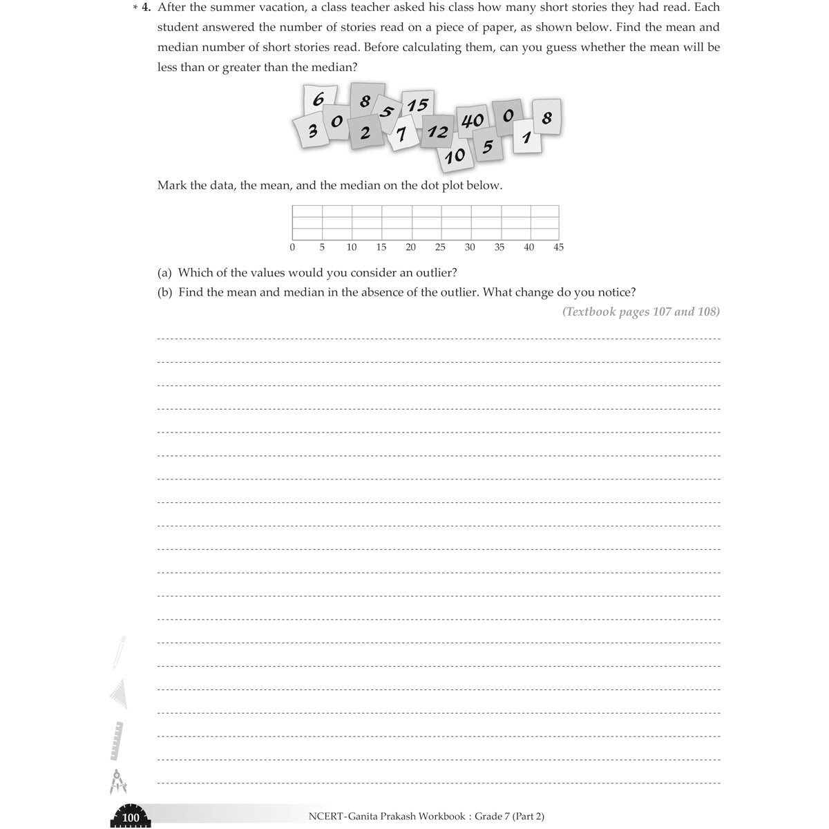 NCERT GANITA PRAKASH WORKBOOK  |  Class  VII  |  PART - 2