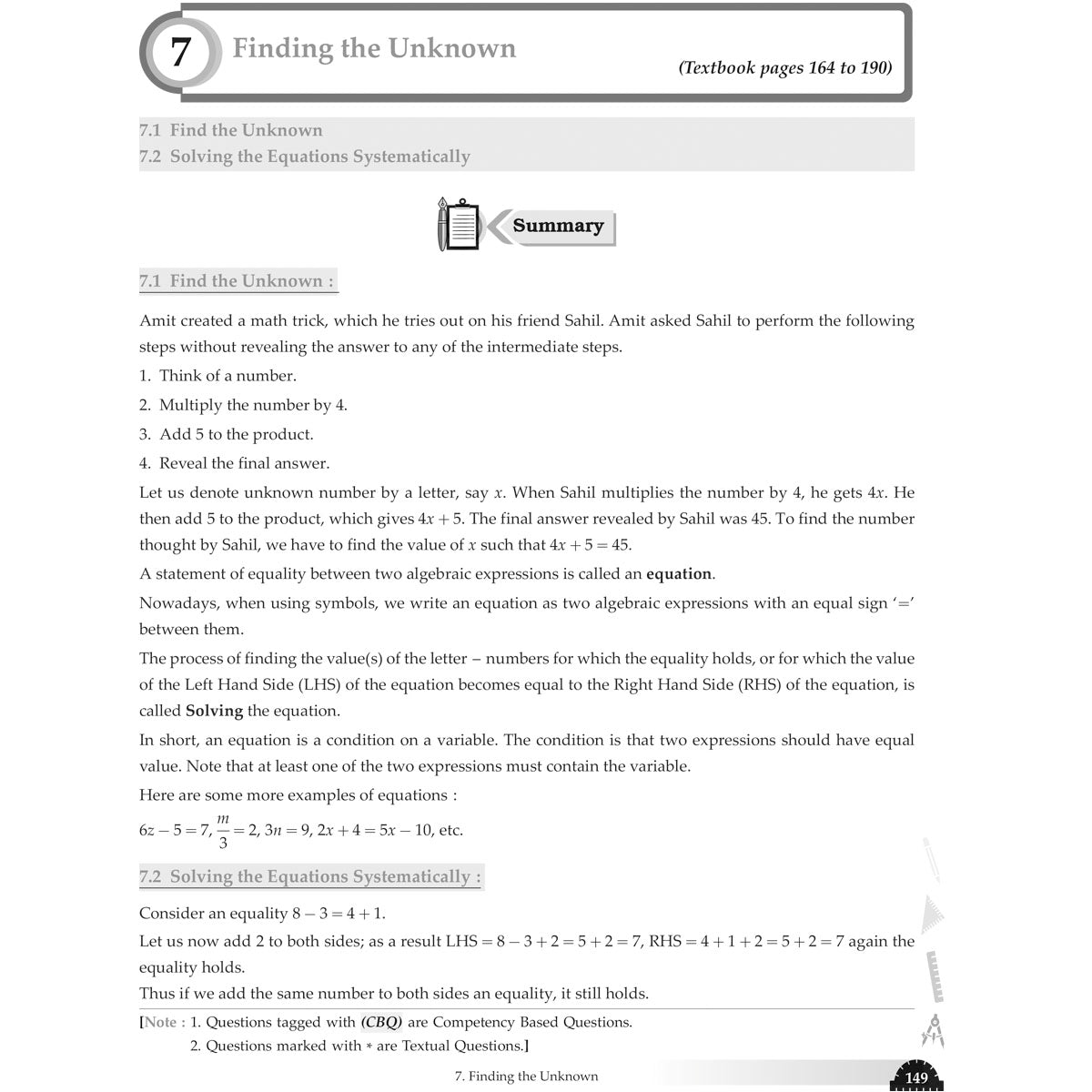 NCERT GANITA PRAKASH WORKBOOK  |  Class  VII  |  PART - 2