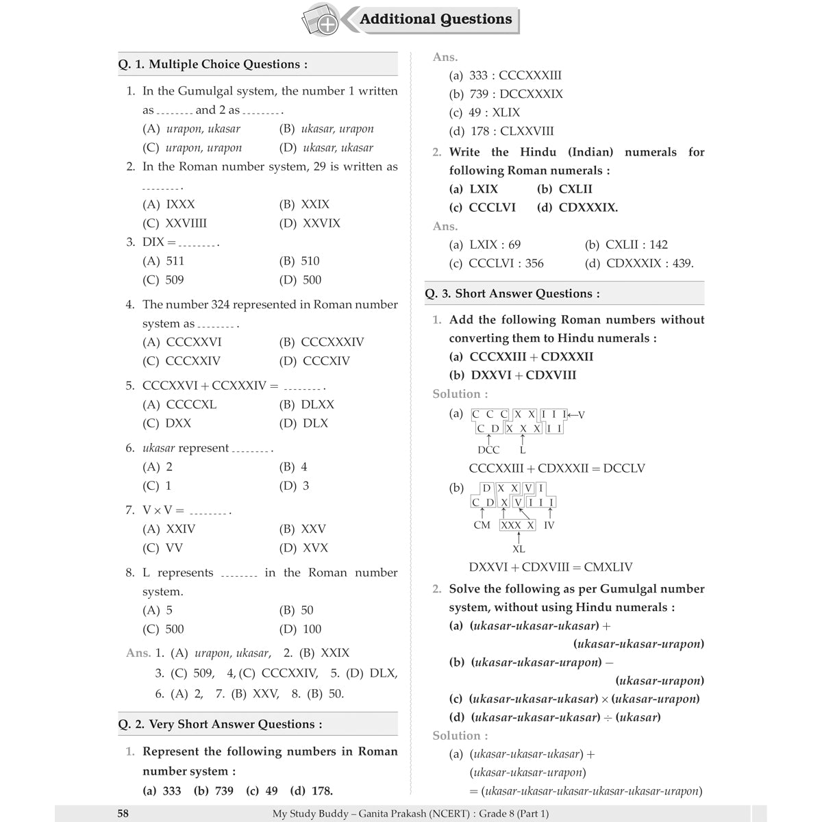 Learn Smart  |    My Study Buddy   |   GANITA PRAKASH (NCERT) CLASS 8 PART 1  |  Grade 8