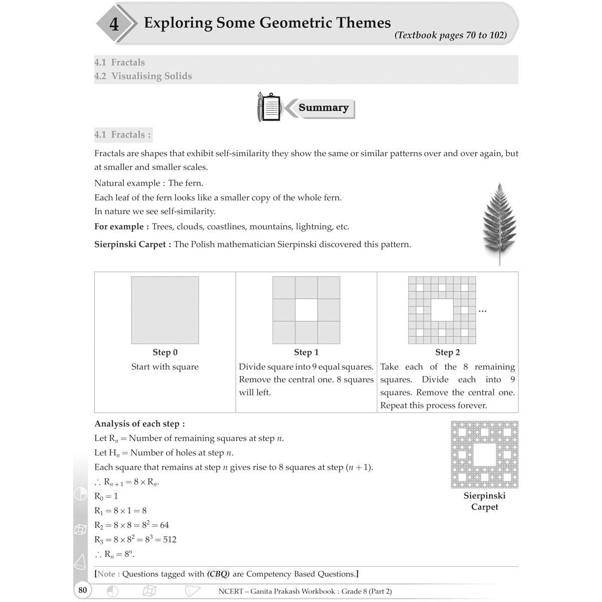 NCERT GANITA PRAKASH WORKBOOK  |  Class  VIII  |  PART - 2