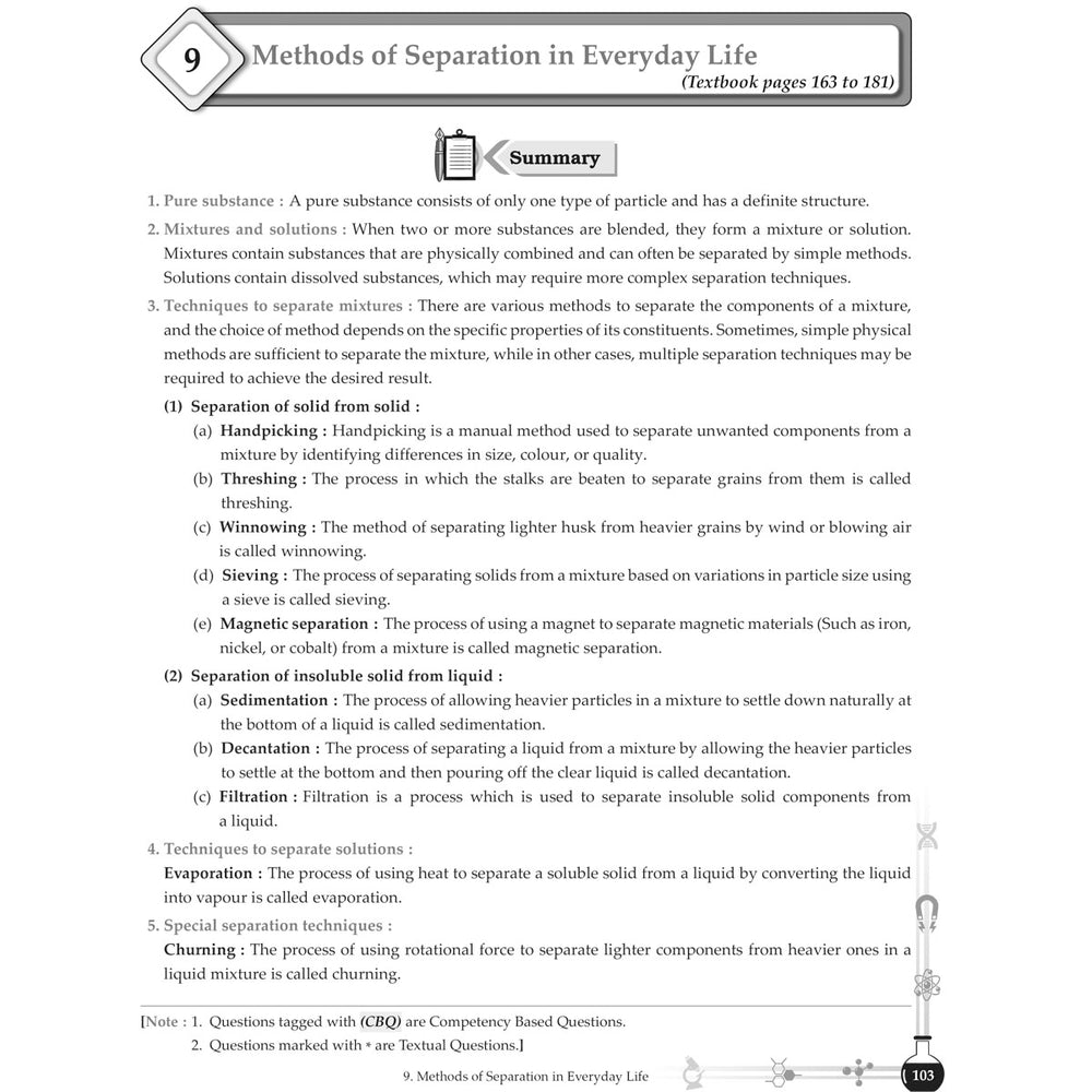 NCERT CURIOSITY SCIENCE WORKBOOK   |  Class  VI  |