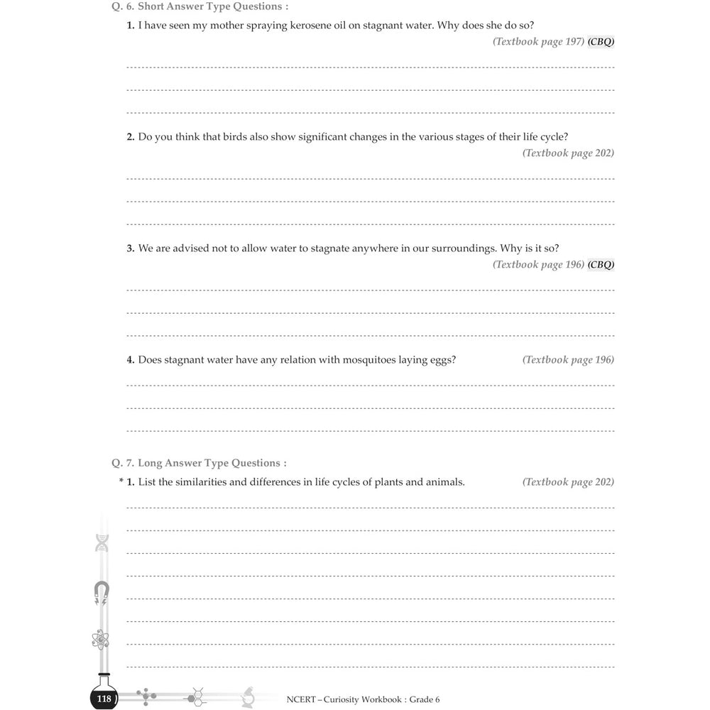 NCERT CURIOSITY SCIENCE WORKBOOK   |  Class  VI  |