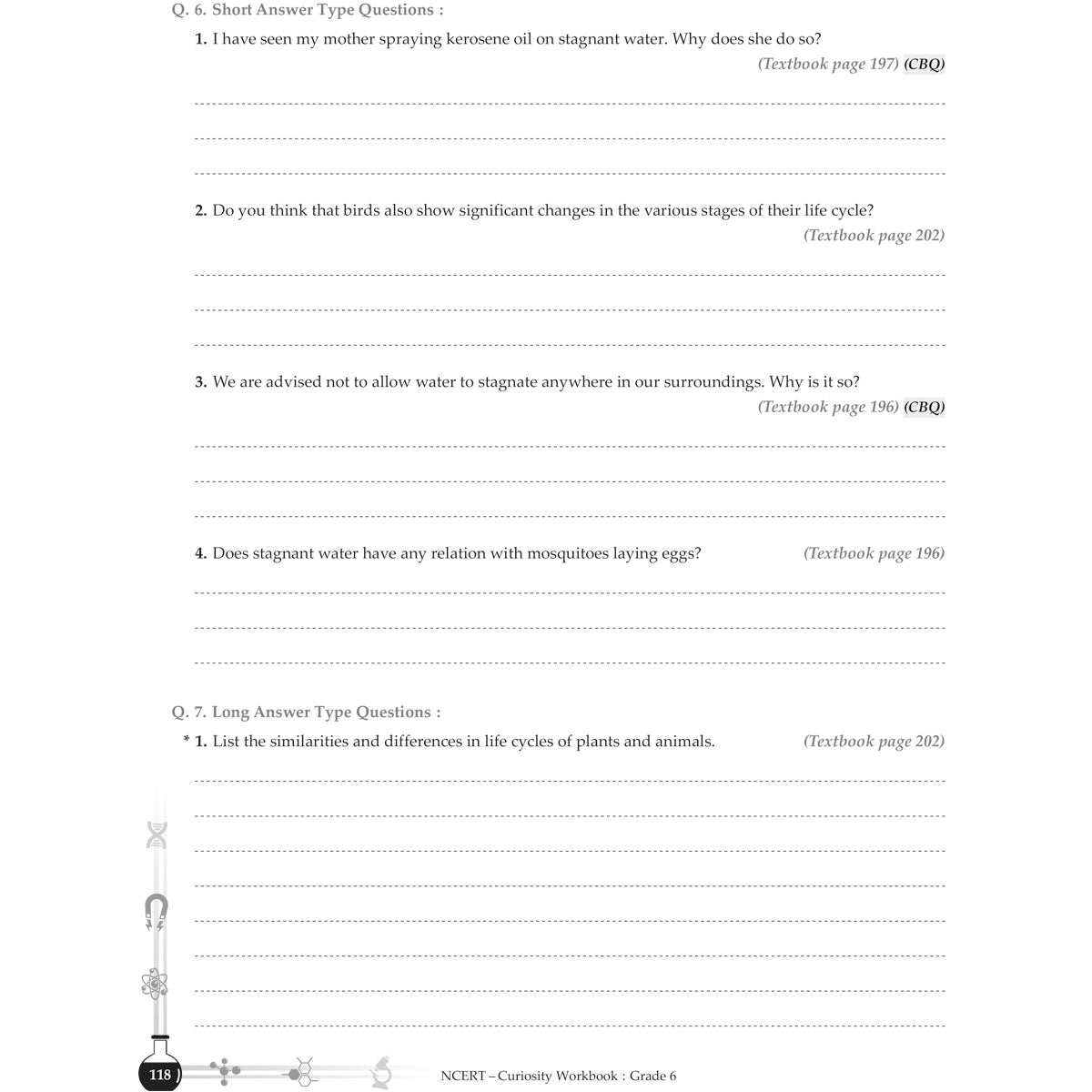 NCERT CURIOSITY SCIENCE WORKBOOK   |  Class  VI  |