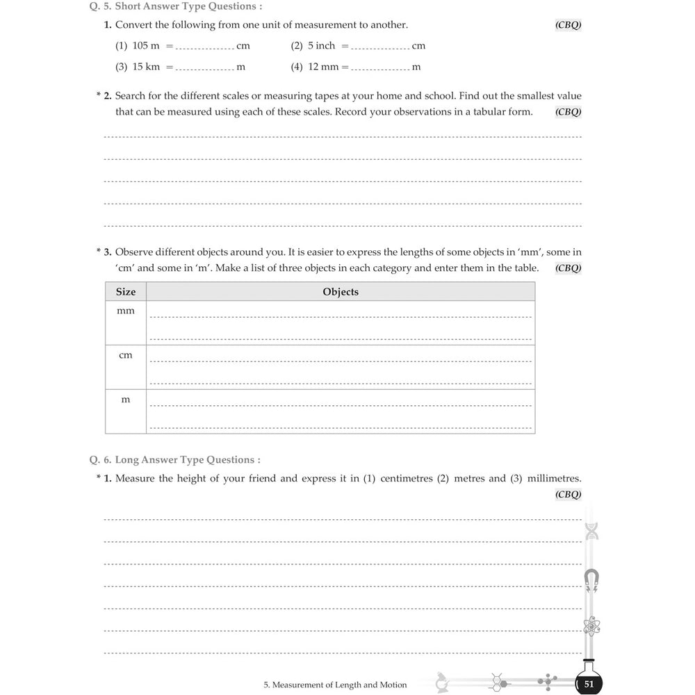 NCERT CURIOSITY SCIENCE WORKBOOK   |  Class  VI  |