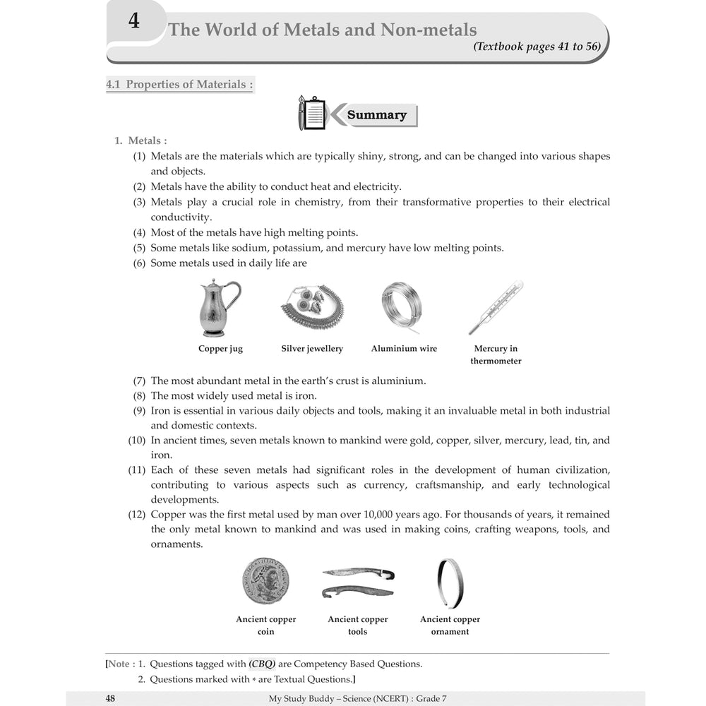 MY STUDY BUDDY - CURIOUSITY SCIENCE (NCERT) CLASS 7