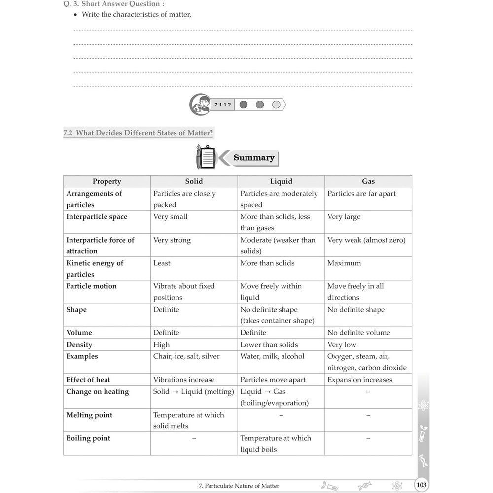 NCERT CURIOUSITY SCIENCE WORKBOOK   |  Class  VIII  |